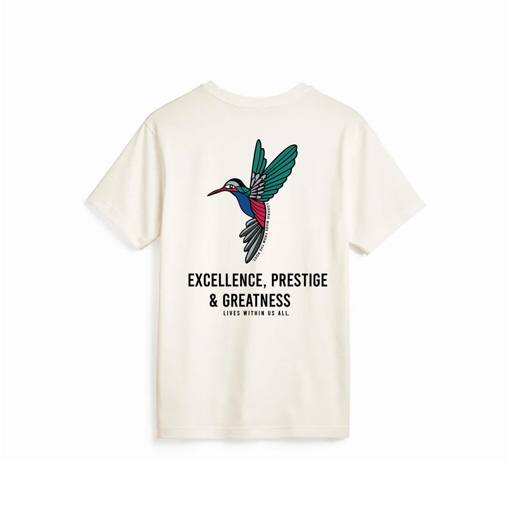 EE-LUXE Kolibrie-logo T-hemp